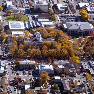 Carson City Capitol Building Aerial 2017
