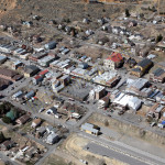 Virginia City, NV aerial photography image