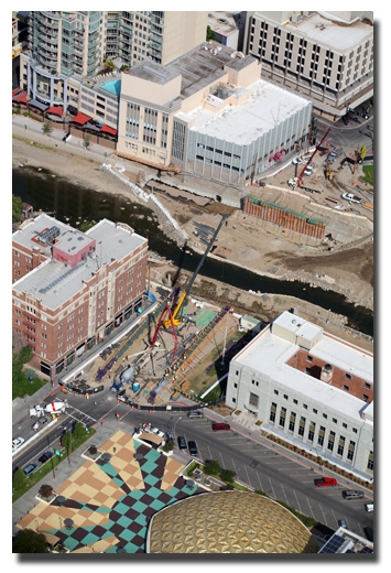 Aerial Virginia Street Bridge