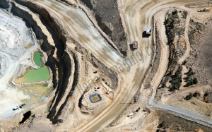 mining aerial photography nevada image