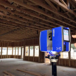 Scanning a construction site