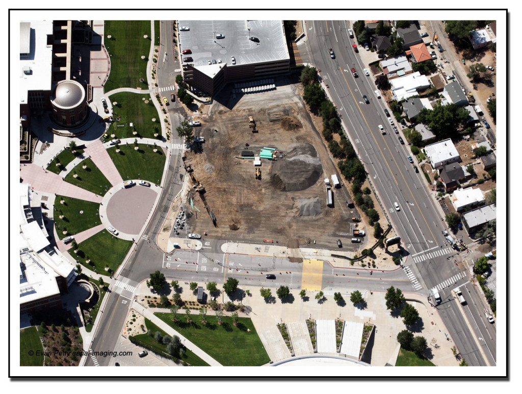 Construction Aerial University of Nevada Reno