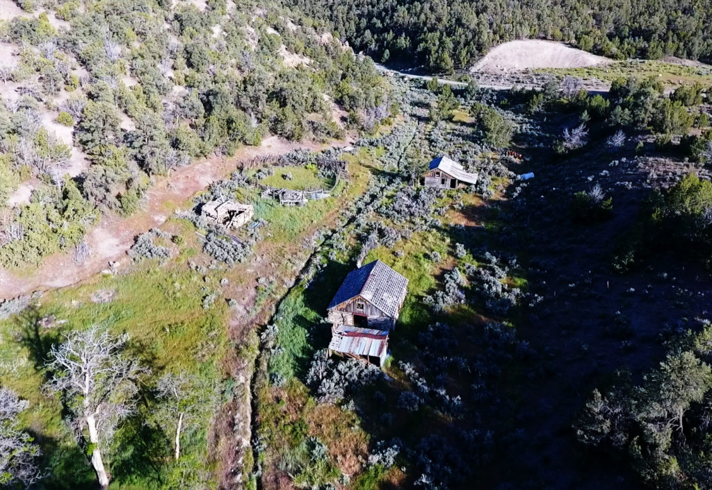 Ranch aerial drone photography