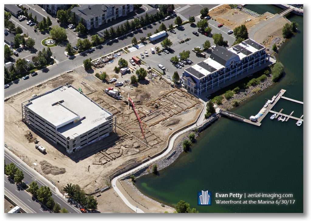 Aerial Waterfront at the Marina