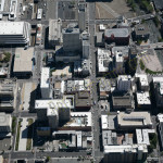 Reno downtown aerial photography image 2014