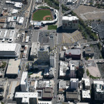 Reno downtown aerial photography image 2014