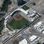 Reno Aces ballpark aerial photography image 2010