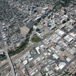 Reno downtown aerial photography image 2010