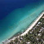 lake tahoe piers boat aerial photography image