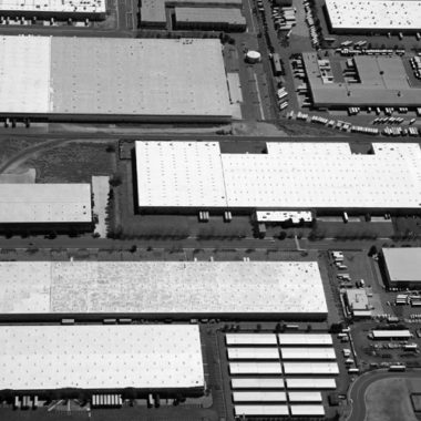 Commercial Warehouse Aerial