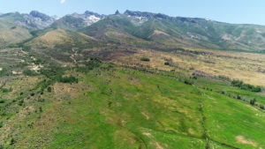 Ruby Mountains Land Offering aerial view