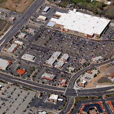 Shopping Center Aerial Photo