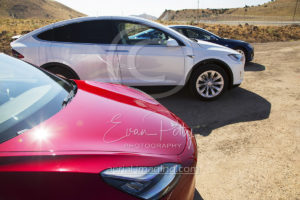 Tesla Cars in Nevada Photography