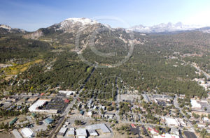 Downtown Mammoth Lakes California Aerial Photographer