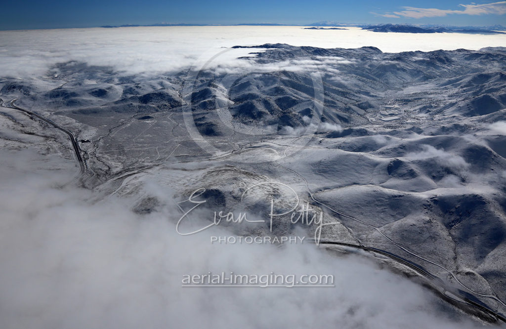 Aerial Image of Clouds in Nevada