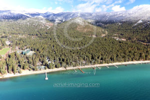 Lake Tahoe Beach Aerial Photography